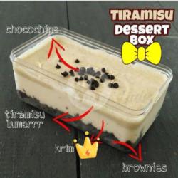 Dessert Box Brownis Tiramisu Coklat