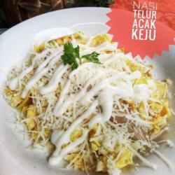 Nasi Telur Acak Keju