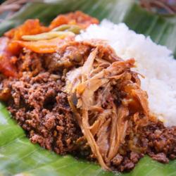 Nasi Gudeg Suwir Ayam Kampung