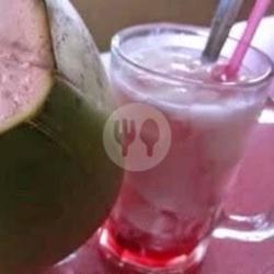 Es Kelapa Susu Sirup Bangau