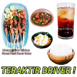 Teraktir Driver Paket Makan