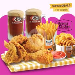 Super - 4 Aroma Chicken, Fries & Rb