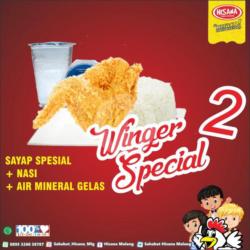 (3 Pcs Sayap Winger)