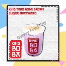 King Taro Boba Brown Sugar Macchiato