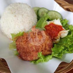 Kornet Daging Sapi    Nasi