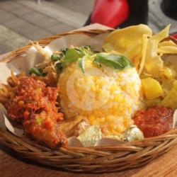 Nasi Jagung Ayam Balado