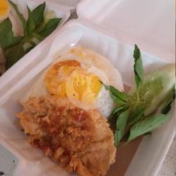 Nasi Ayam Telur Geprek Fillet