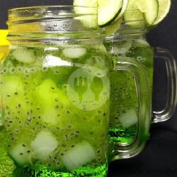 Cucumber Lime Melon Mocktail