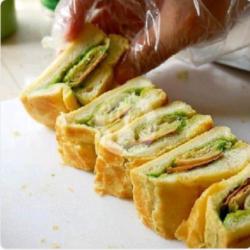 Rotibakar Puff Pastry Greentea Crunchy