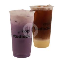 Large Beli 1 Gratis 1 (taro   Cold Brew Coffee)