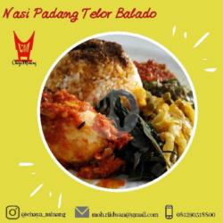 Nasi Padang Balado Telor Bulet