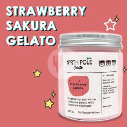 Strawberry Sakura Gelato 250ml