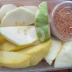 Rujak Bangkok.jambu Kristal, Bengkoang, Nanas,mangga