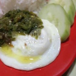 Balado Hijau Telur Mata Sapi   Nasi