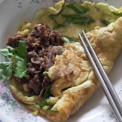 Omelette Beef Teriyaki