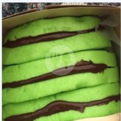 Roti Kukus Pandan Choco Cruncy Isi 4