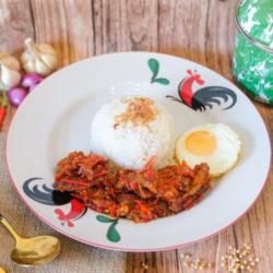 Nasi Daging Balado