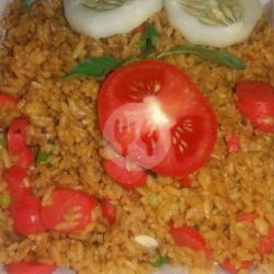 Nasi Goreng Sosis   Pete   Telur Dadar   Tidak Pedas