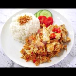 Paket Ayam Geprek Dada   Nasi