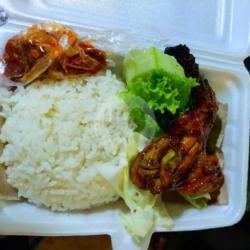 Paket Sayap Panggang   Nasi