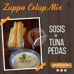 Zuppa Celup (sosis   Tuna Pedas)