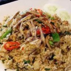 Nasi Goreng Jawa Teri, Dengan Bumbu Diuleg