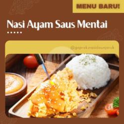 Nasi Ayam Saus Mentai