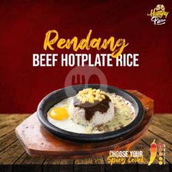 Rendang Beef Hotplate Rice