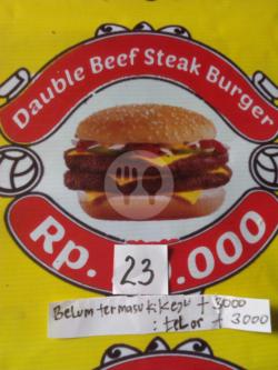 Double Beef Steak Burger