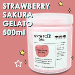 500ml Strawberry Sakura Gelato