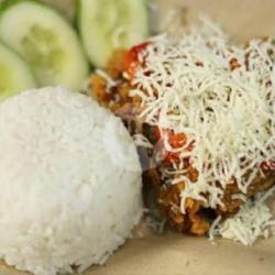 Nasi Ayam Geprek Keju