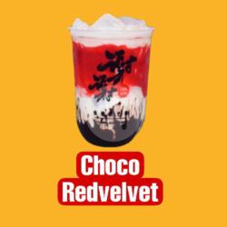 Chocolate Redvelvet Boba Fresh Milk Jumbo