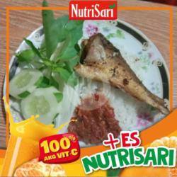 Nasi Bandeng Sambel Lalapan Nutrisari