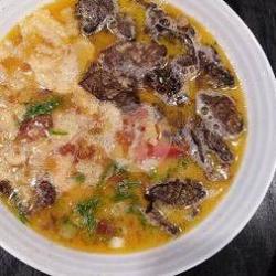 Soto Betawi Paru   Perkedel