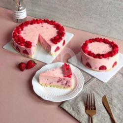 Strawberry Yogurt Cheesecake Slice