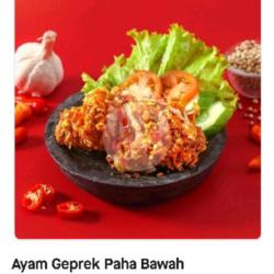 Ayam Geprek Paha Bawah