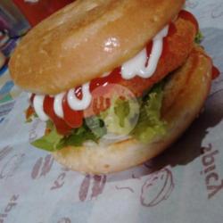 Double Chicken Crunchy Burger