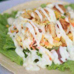 Garlic Butter Egg Salad Wrap (373 Kalori)