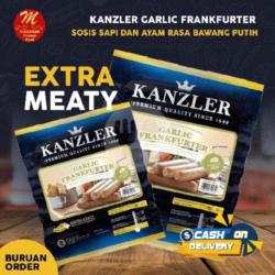 Sosis Kanzler Garlic Frankfurter 300gram