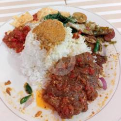 Dendeng Basah Sambal Jengkol Ikan Asin