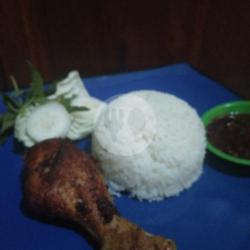 Nasi Penyet Ayam Paha Bawah/paha Atas