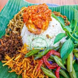 Nasi Rames Telur Balado