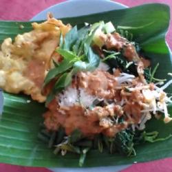 Nasi Pecel   Gorengan