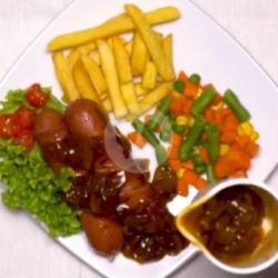 Sosis Steak With Sauce