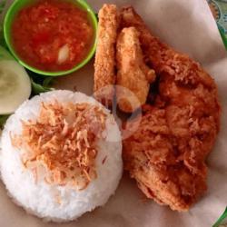 Ayam Geprek Paha Utuh  Teh Es