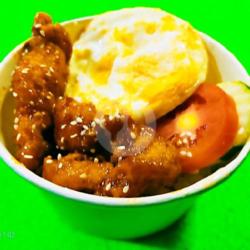 Hb Ayam Tepung Saos Korea (pedas)
