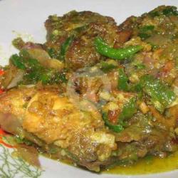 Ayam Sambel Rawit Ijo   Jengkol