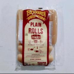 Bernardi Roti Hot Dog Isi 6 Pcs (plain Rolls)