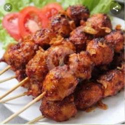 Bakso Bakar Ayam Madu ,saos Barberkiyu,mayones.4tusuk