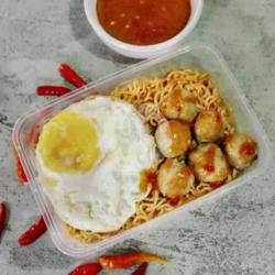 Mie Goreng Pedas Nampol Special (double)